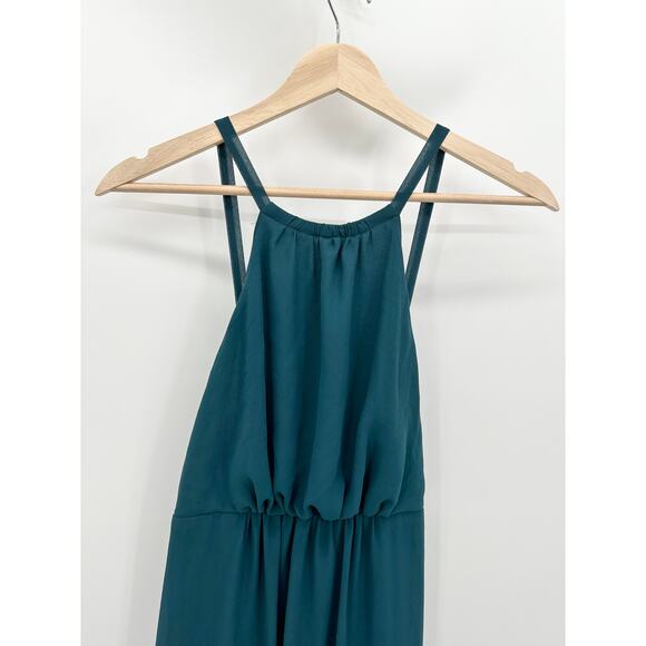 Show Me Your Mumu Amanda Deep Jade Blue Maxi Dress Women's Size‎ Medium M - Picture 6 of 11